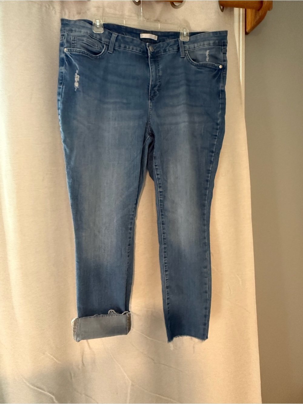 LC Lauren Conrad Medium Blue Boyfriend Jeans